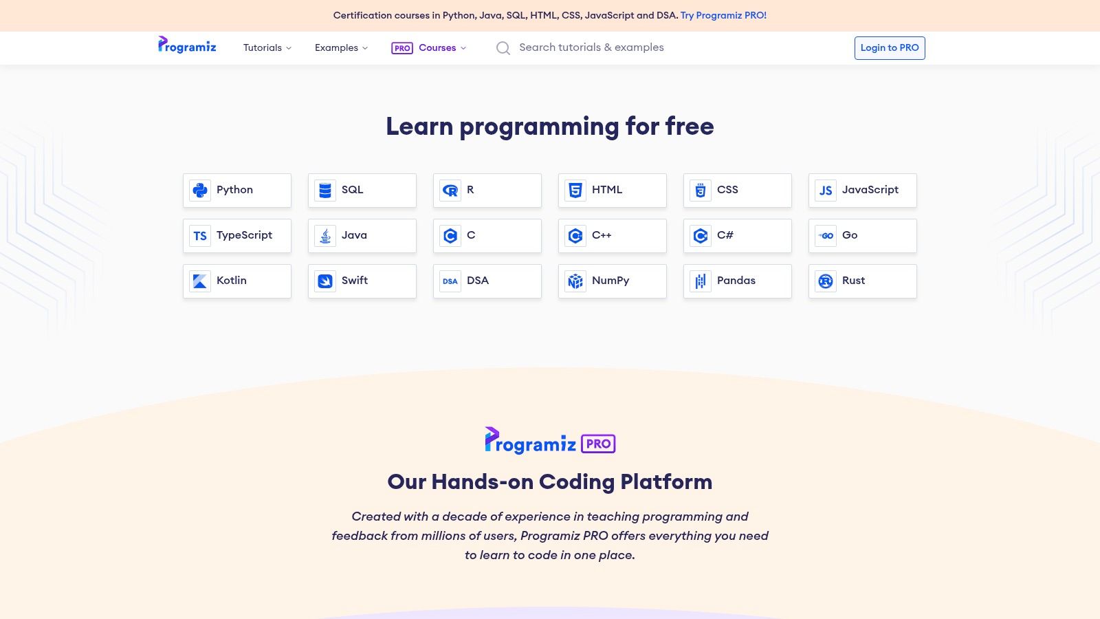 Programiz