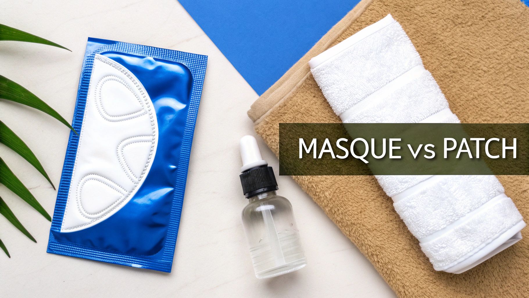 Masque et patch hydrogel visage