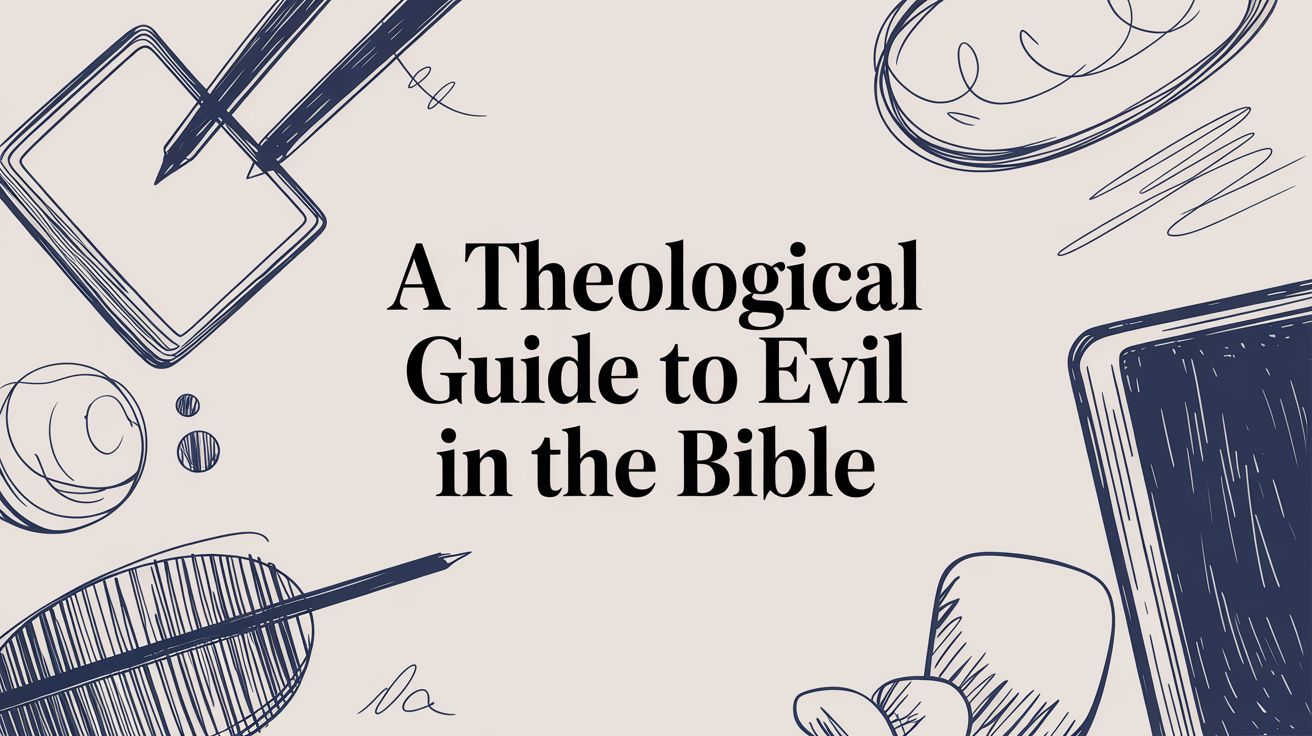 A Theological Guide to Evil in the Bible