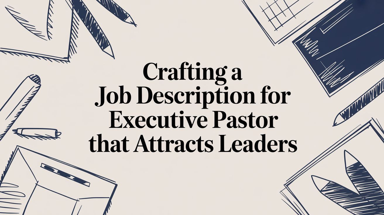 Crafting a Job Description for an Executive Pastor That Attracts Kingdom Leaders