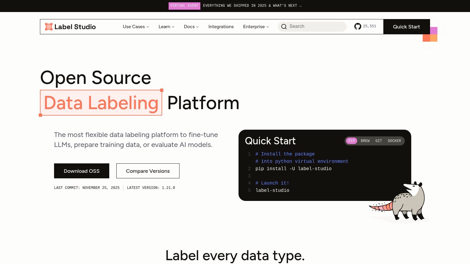 Label Studio (by HumanSignal)