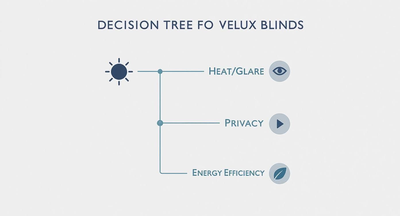 Infographic about velux skylights blinds