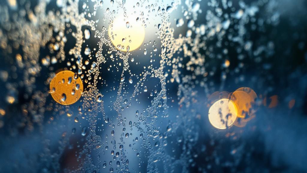 Condensation on a window