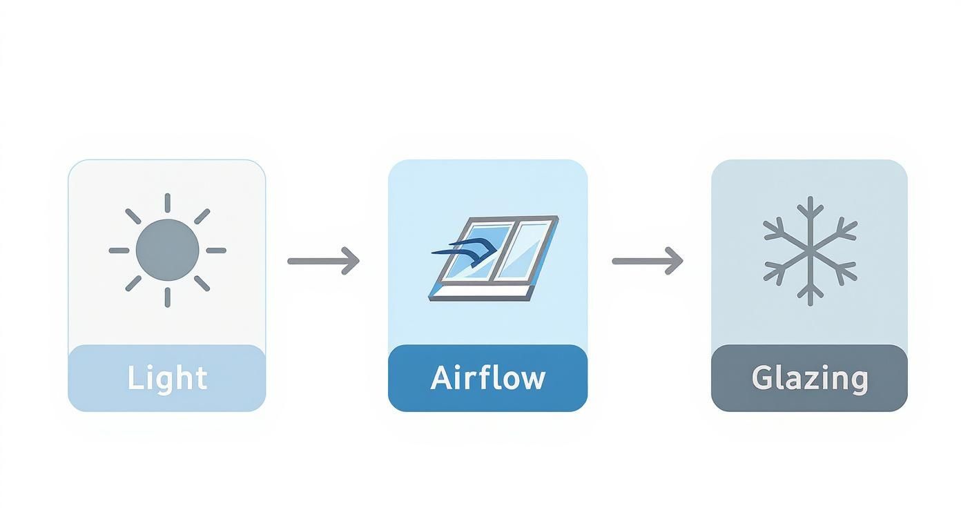 Infographic about skylights for metal roofs