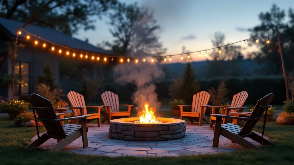 Fire Pit Lounge Area
