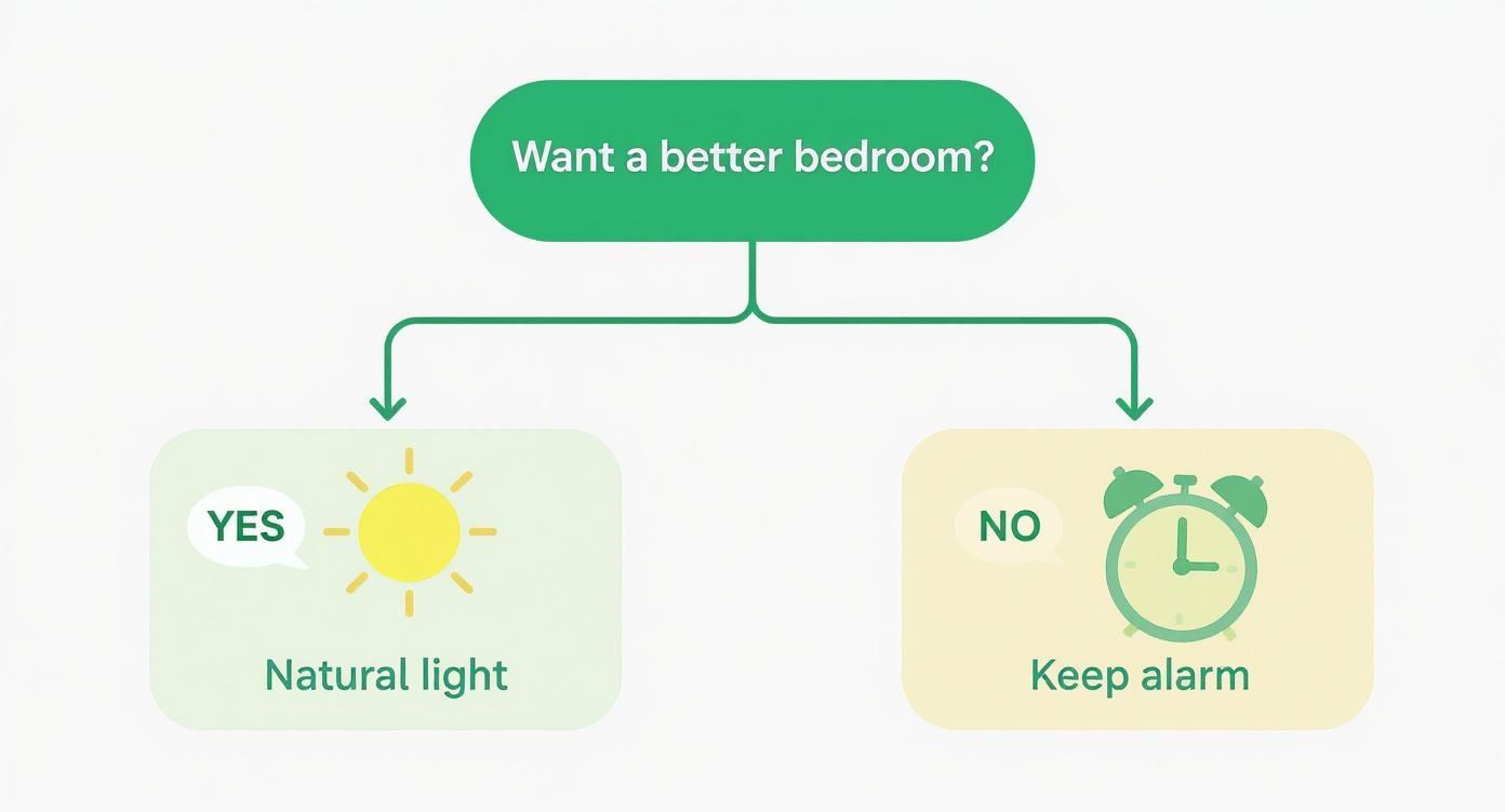 Infographic about skylights for bedrooms