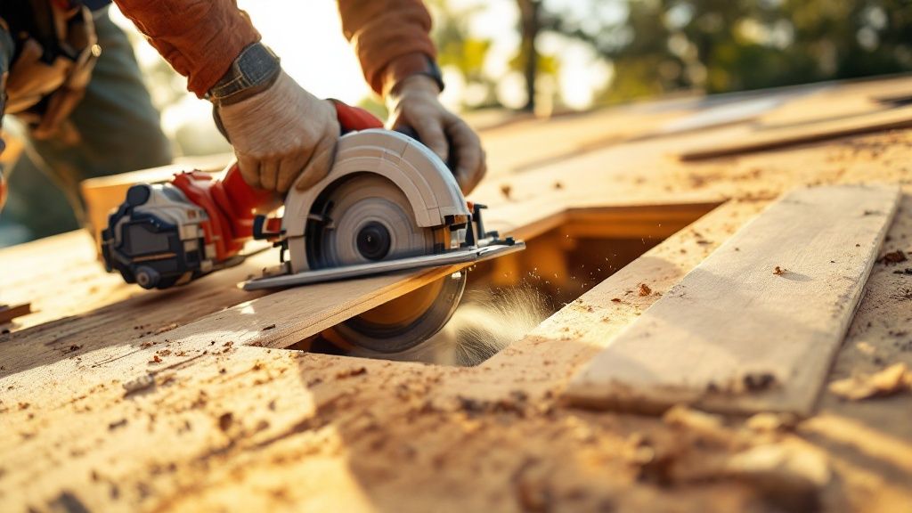 Safety equipment for roof work