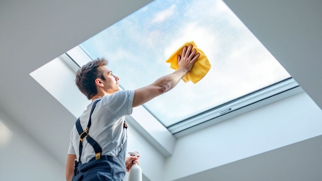 A modern Vivid Skylight installed on a residential roof, enhancing the home's exterior appeal.