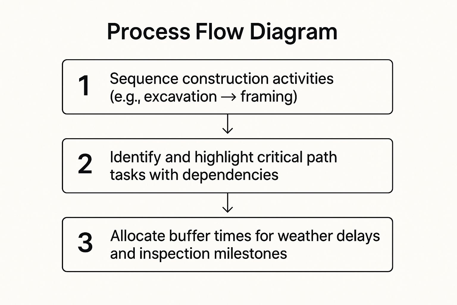Infographic showing key data about Project Schedule and Timeline Development