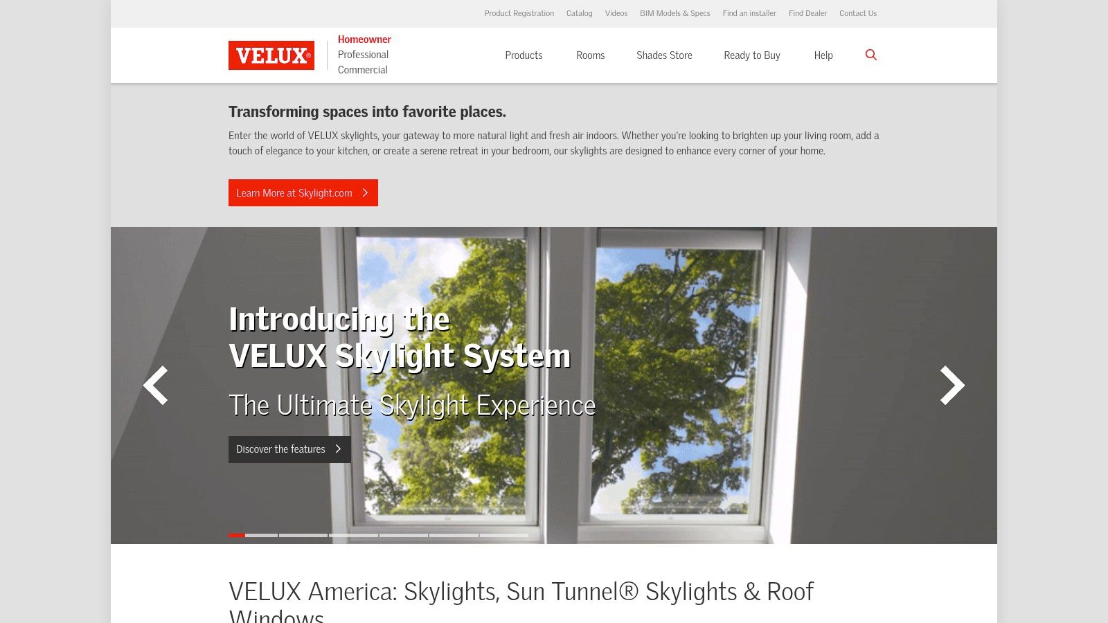 VELUX GPU Solar-Powered 'Fresh Air' Venting Skylight
