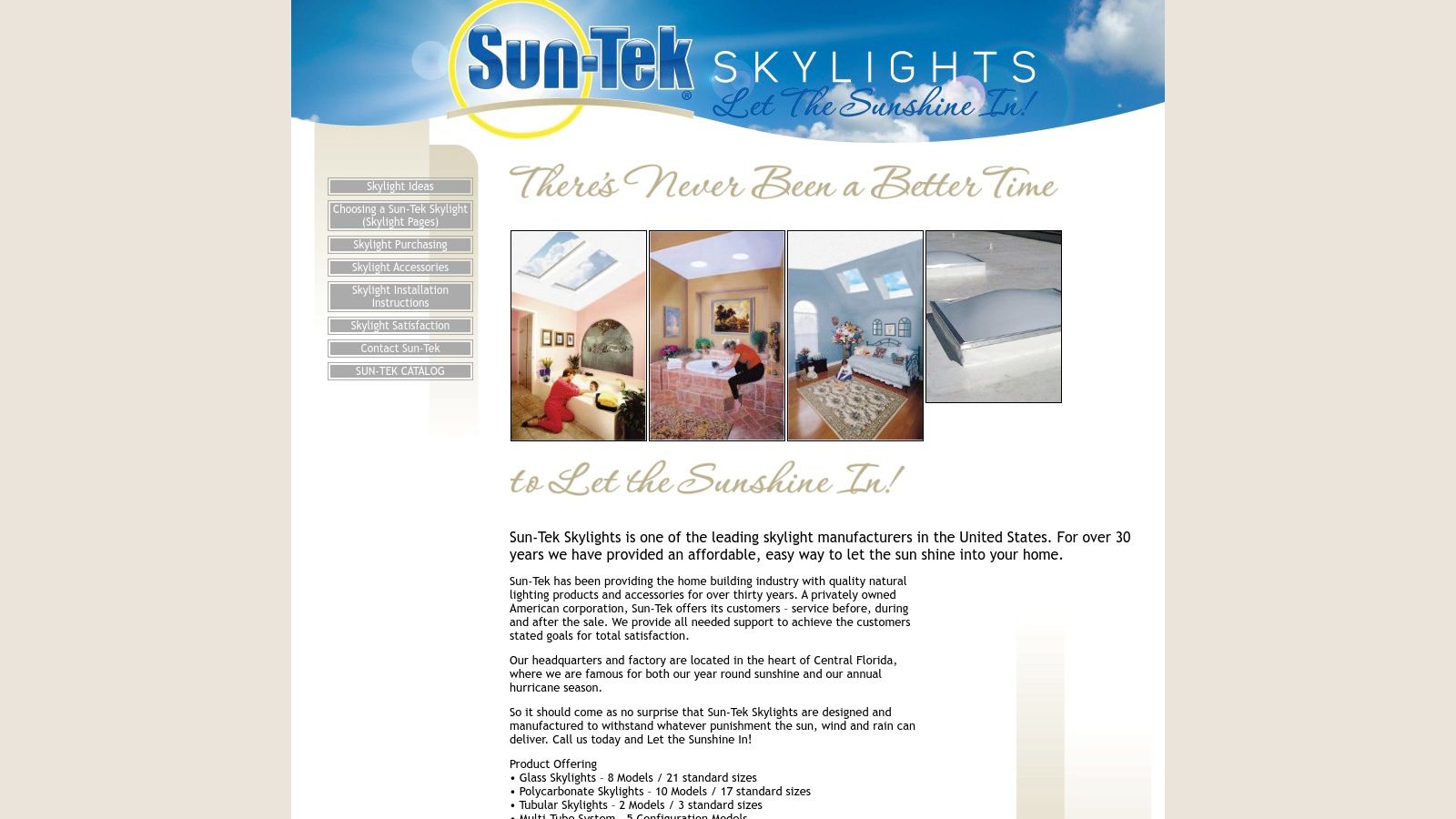 Sun-Tek Fixed Curb Mount Skylight