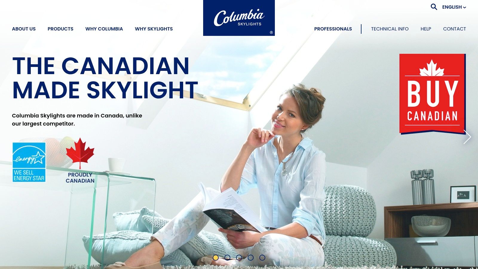 Columbia Skylights Structural Glazed Skylight