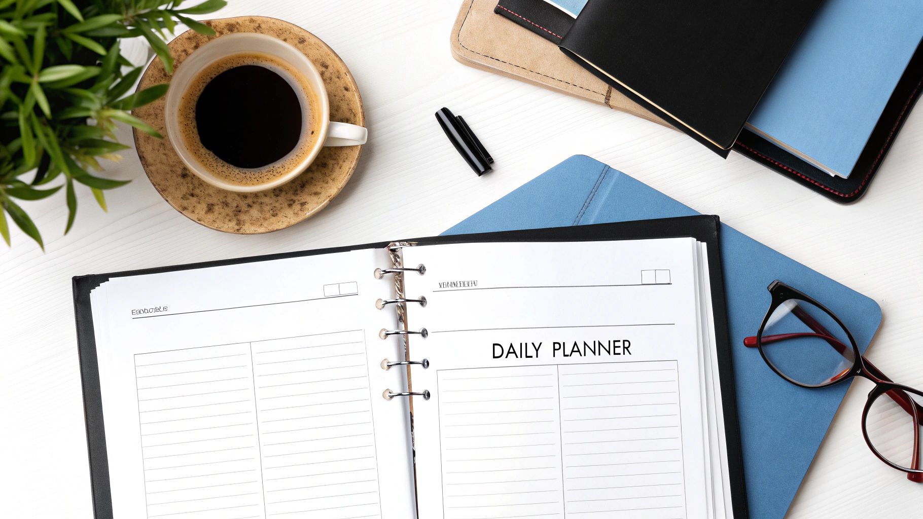 Paper Planner with Pre-designed Templates
