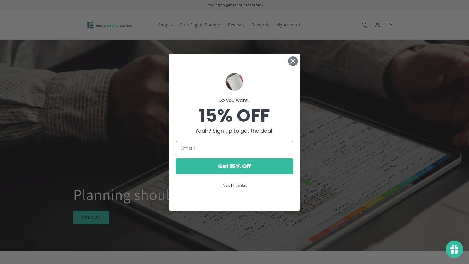 Boss Personal Planner
