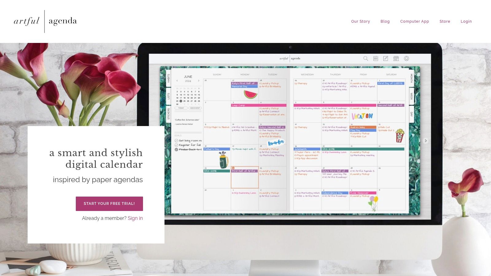 Artful Agenda Digital Planner
