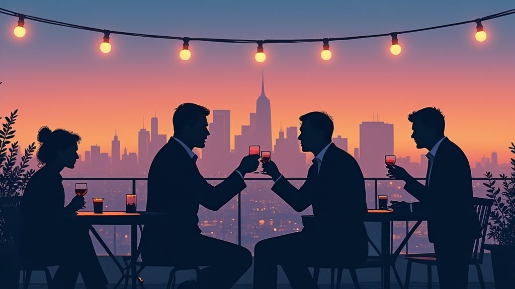 NYC Rooftop and Trendy Bar Networking Events