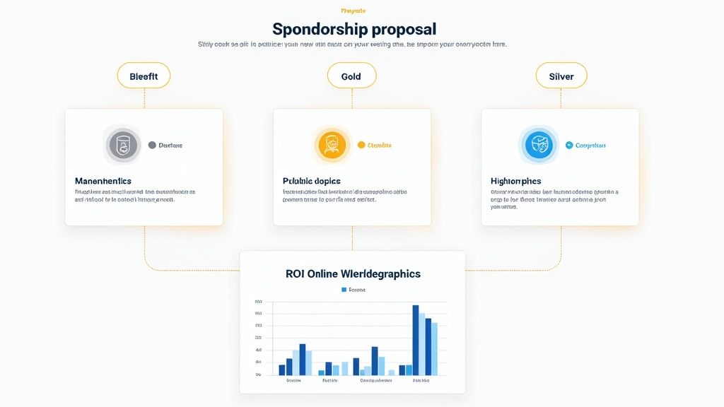 A group of professionals collaborating and strategizing, representing modern sponsorship partnerships.