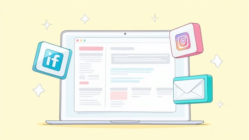 Two professionals shaking hands at a conference, symbolizing a successful event sponsorship partnership.