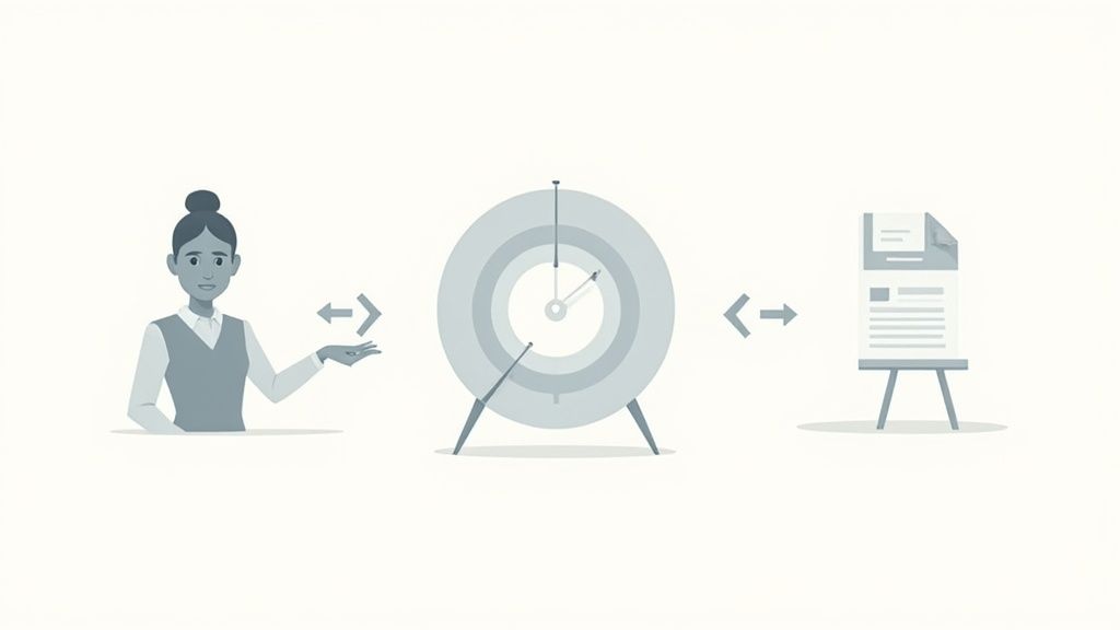 A group of professionals engaged in a discussion at a conference, representing effective digital promotion.