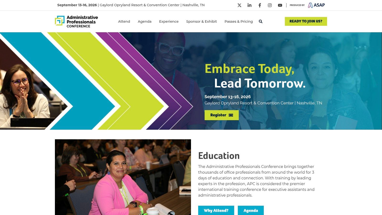 Administrative Professionals Conference (APC) by ASAP