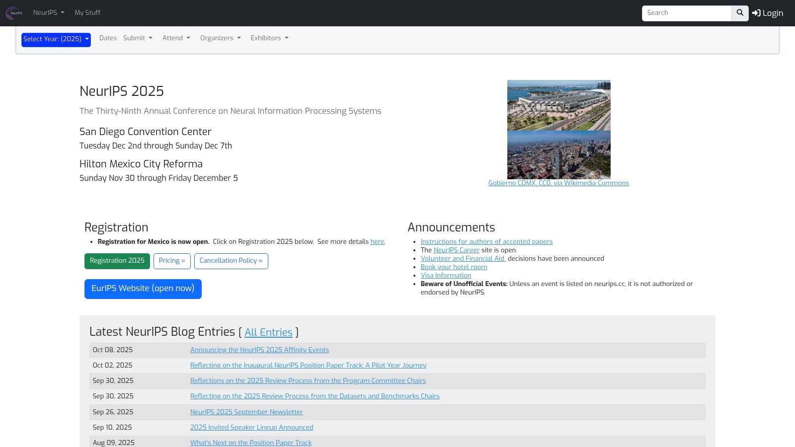 NeurIPS (Conference on Neural Information Processing Systems)