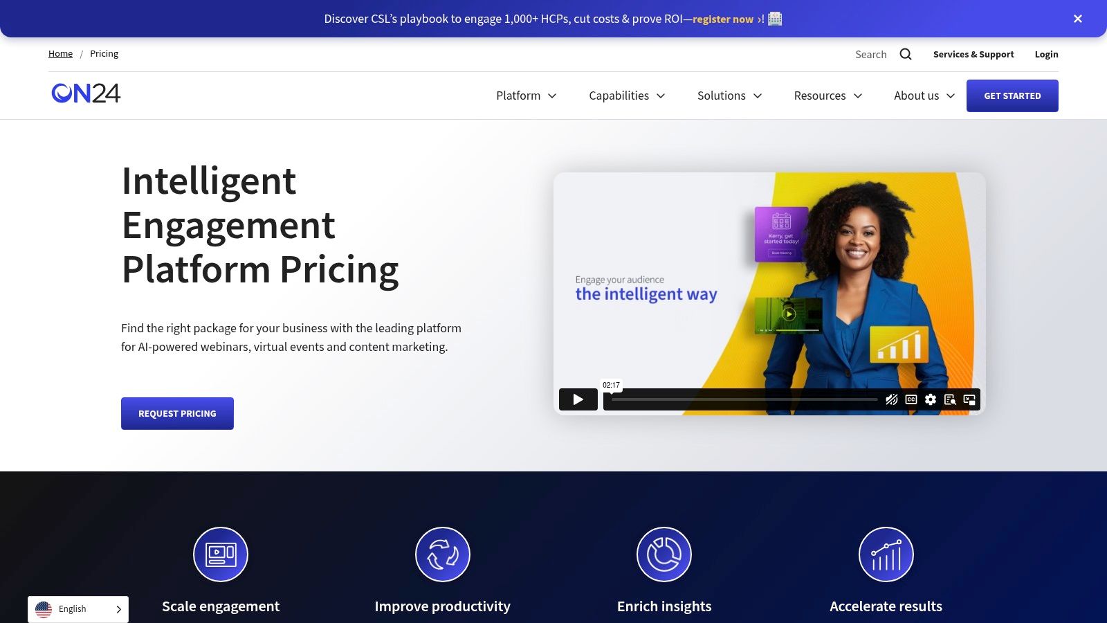 ON24 (Virtual Events, Webinars, Content Hubs)
