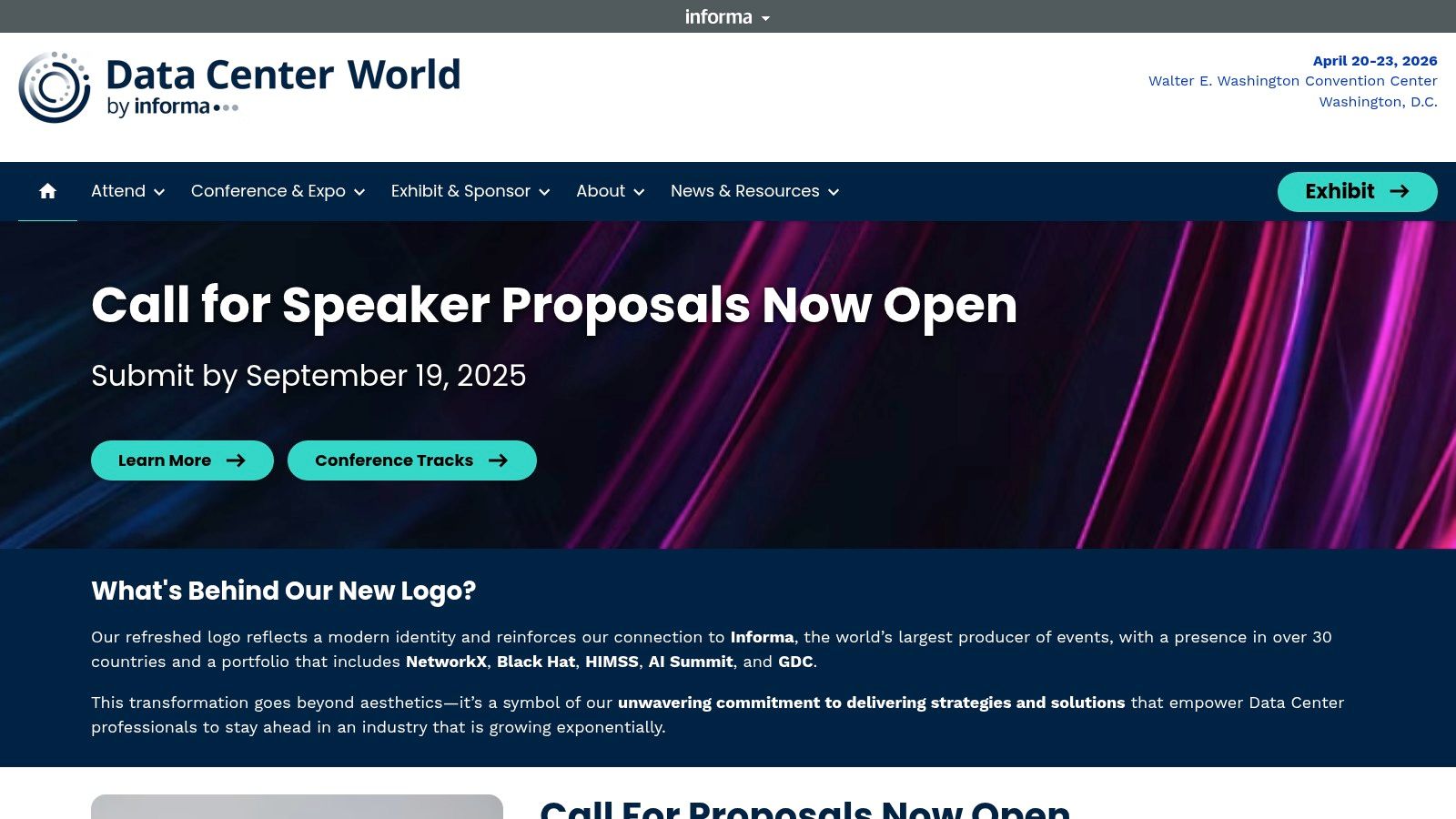 Data Center World (Informa Tech / AFCOM)
