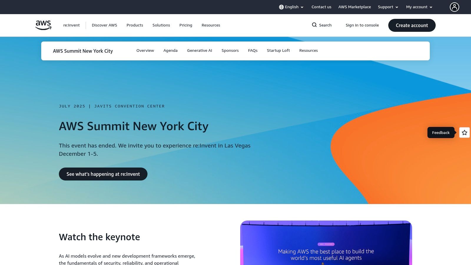 AWS Summit New York