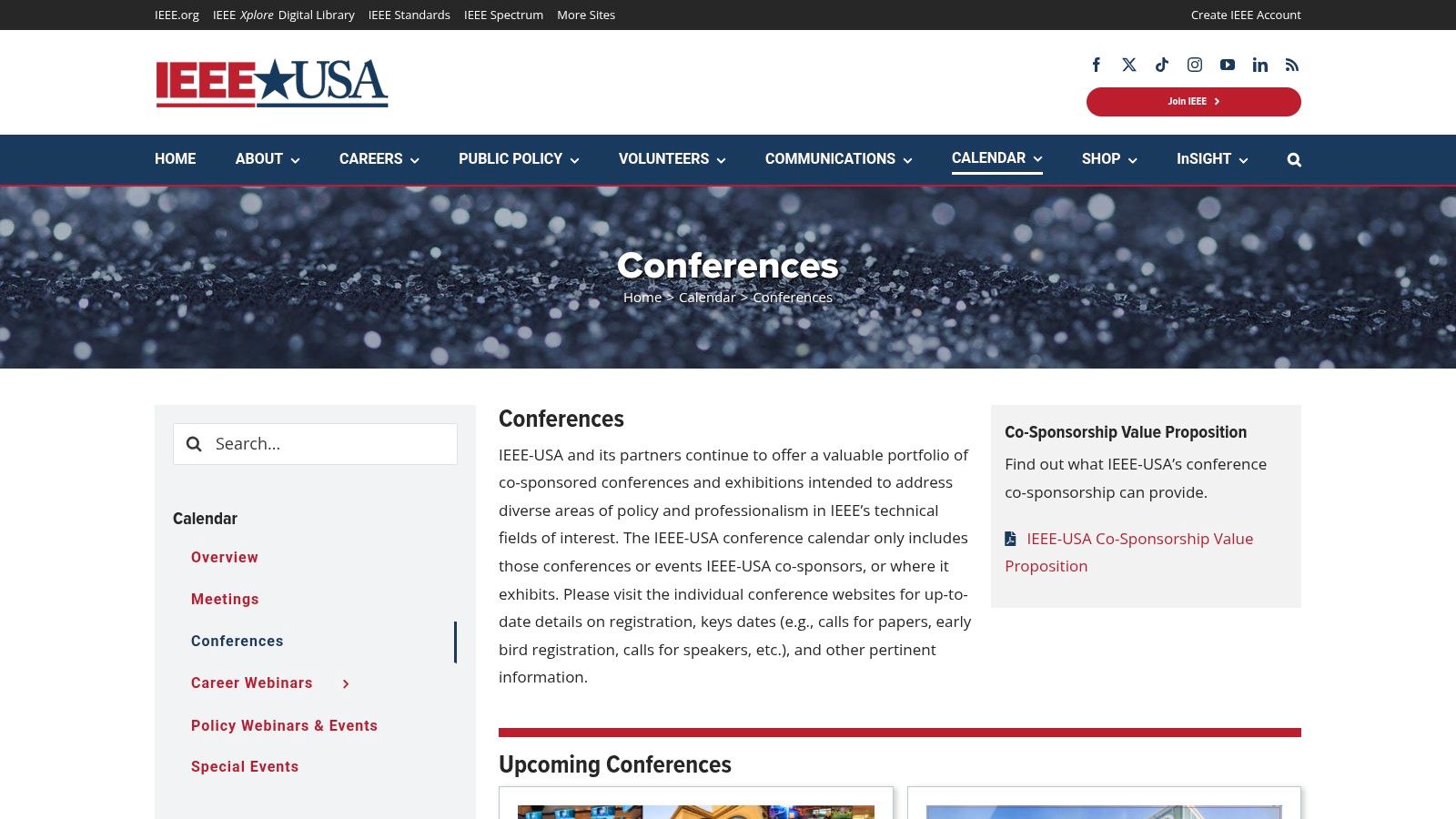 IEEE and IEEE-USA Conferences