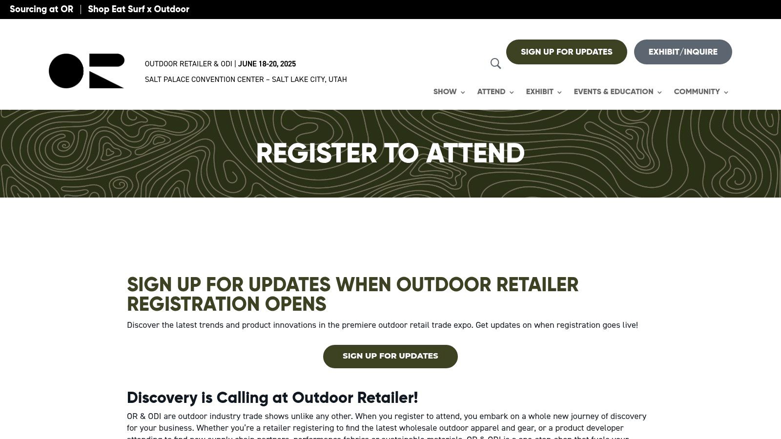 Outdoor Retailer (Emerald)