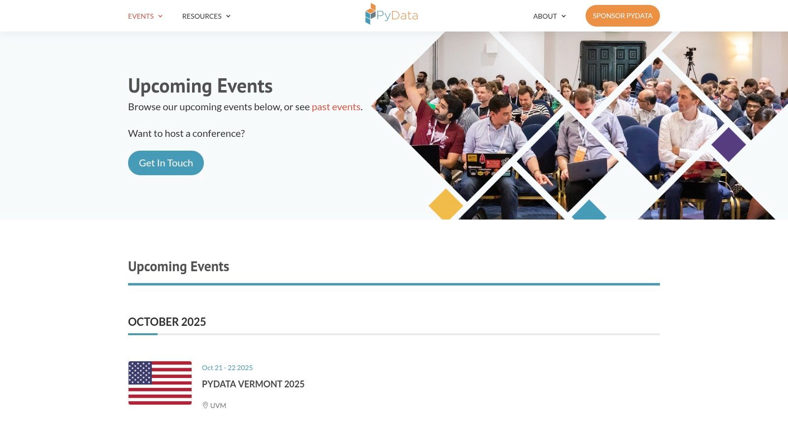 PyData Conferences (NumFOCUS/PyData)