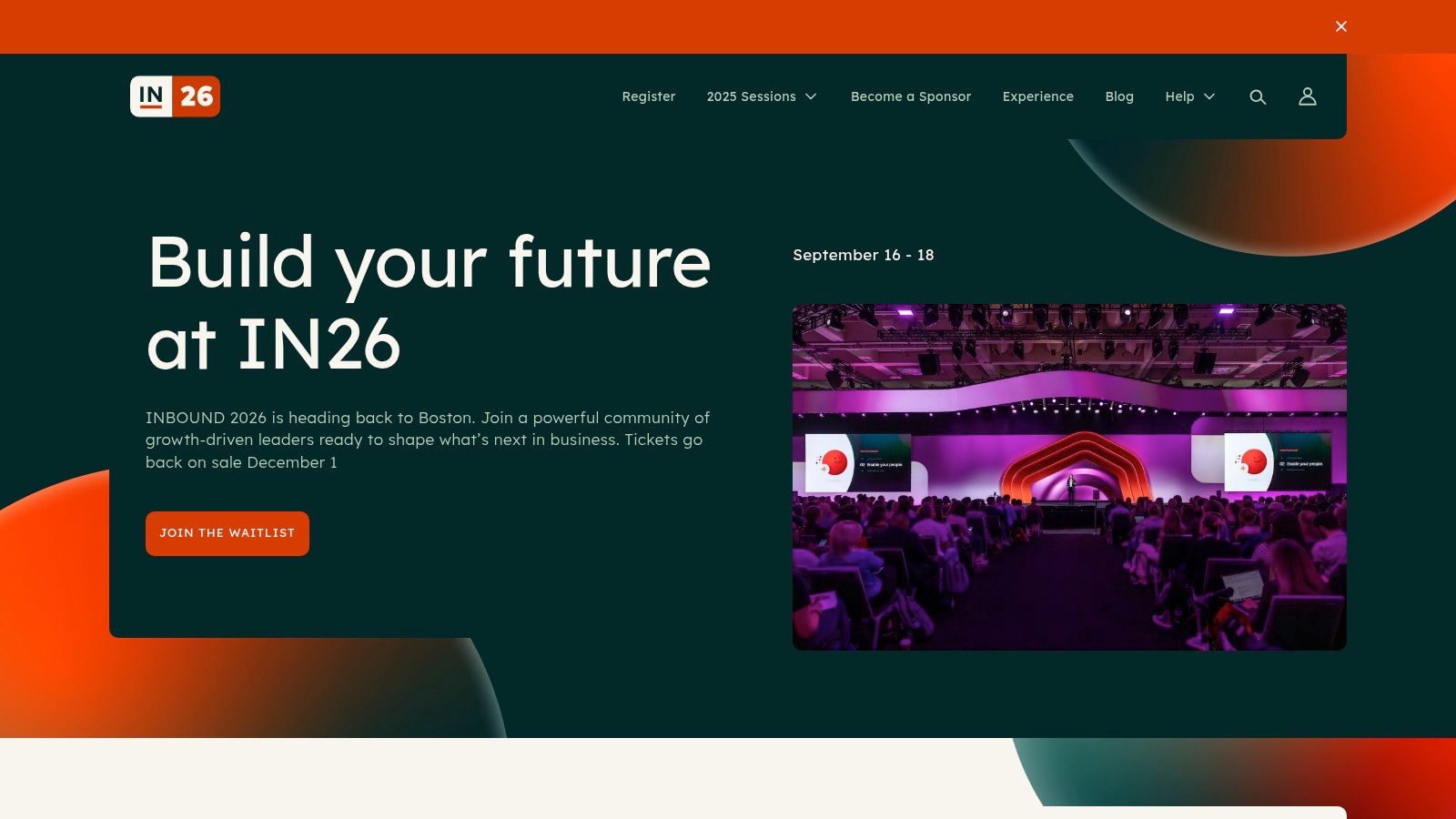 INBOUND 2025 by HubSpot