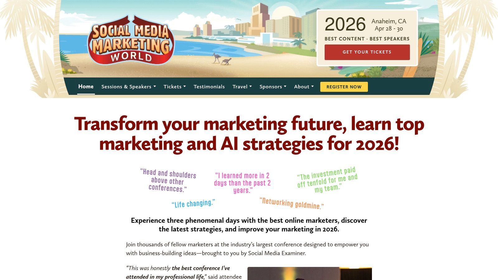 Social Media Marketing World (Social Media Examiner)