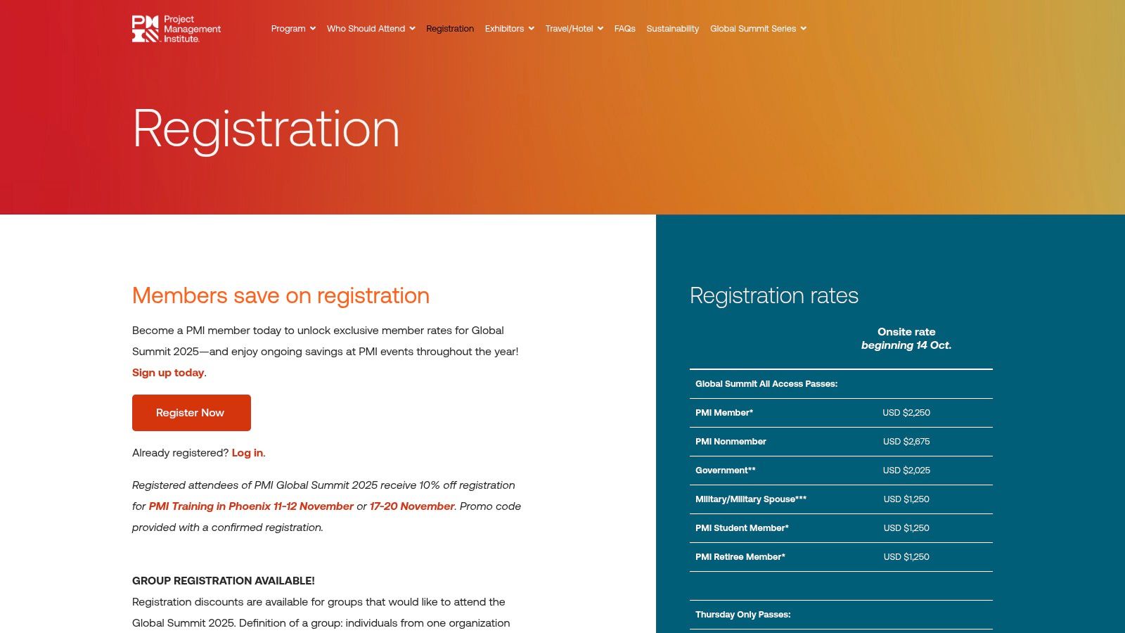 Project Management Institute (PMI) — PMI Global Summit