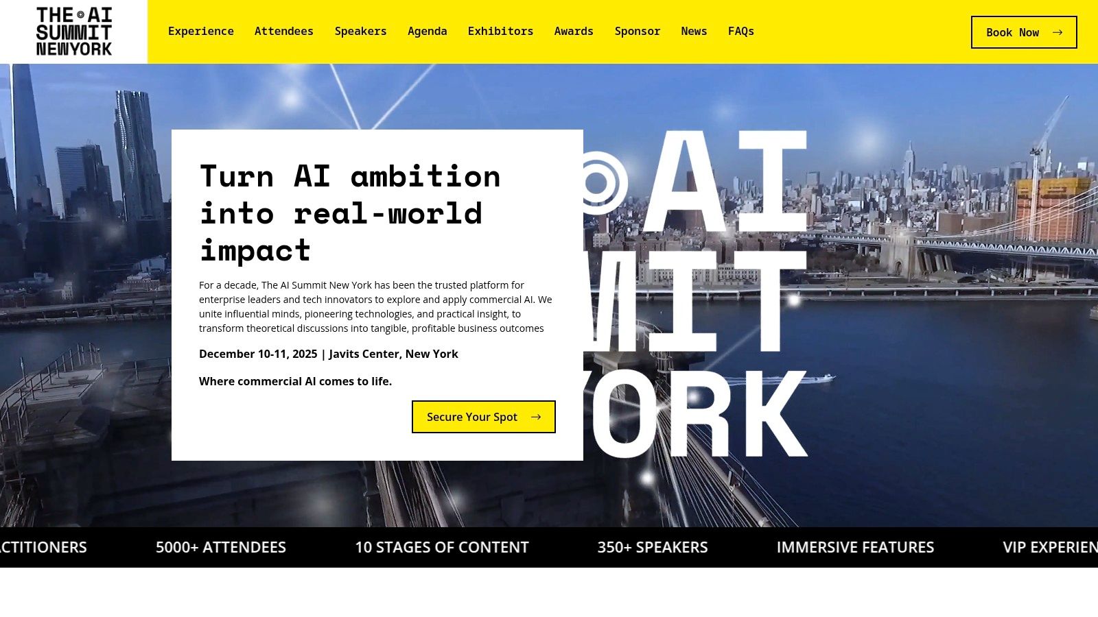 The AI Summit New York