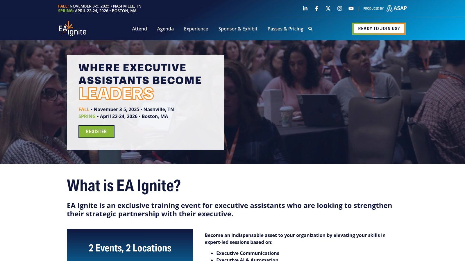 EA Ignite by ASAP: The Advanced Skill Accelerator