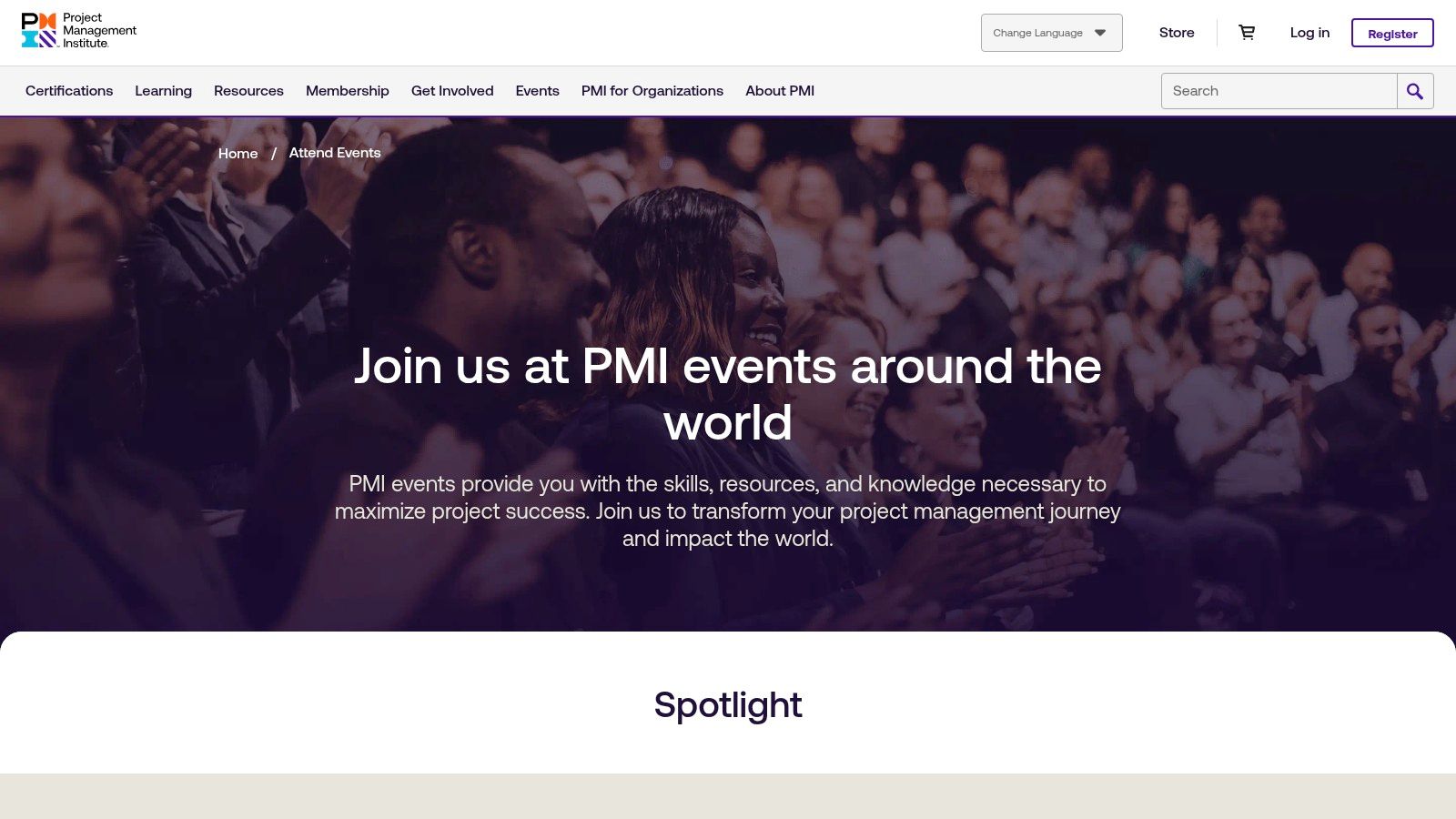 Project Management Institute (PMI) – Events and Global Summit