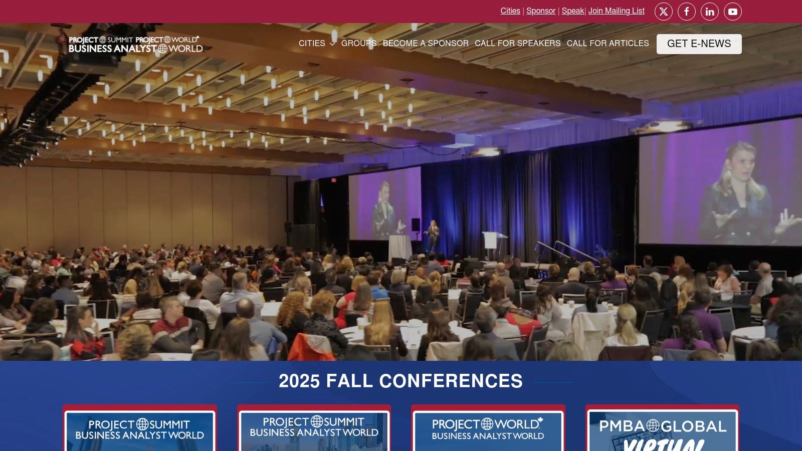 PMBA Conferences (ProjectSummit*BusinessAnalystWorld)