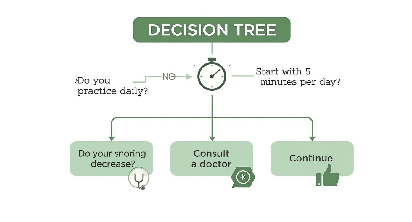Infographic about comment arreter ronfler