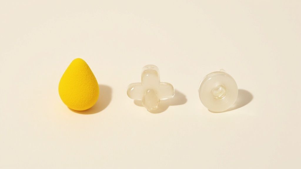 Plusieurs types de bouchons d'oreille anti-bruit colorés