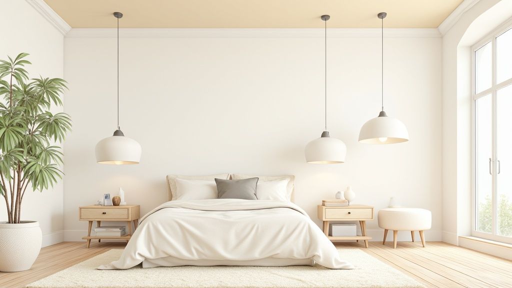 Une personne installant une sous-couche acoustique sur un sol avant de poser du parquet