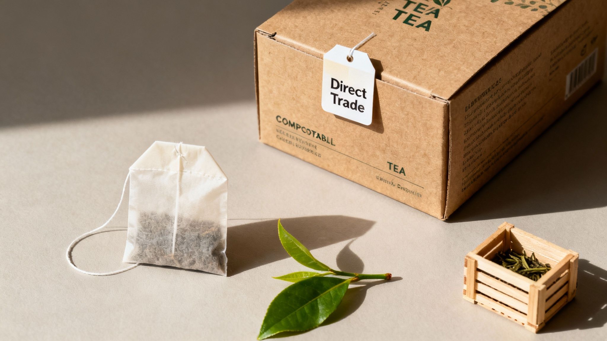 Tea plantation workers carefully picking tea leaves in a lush, green field