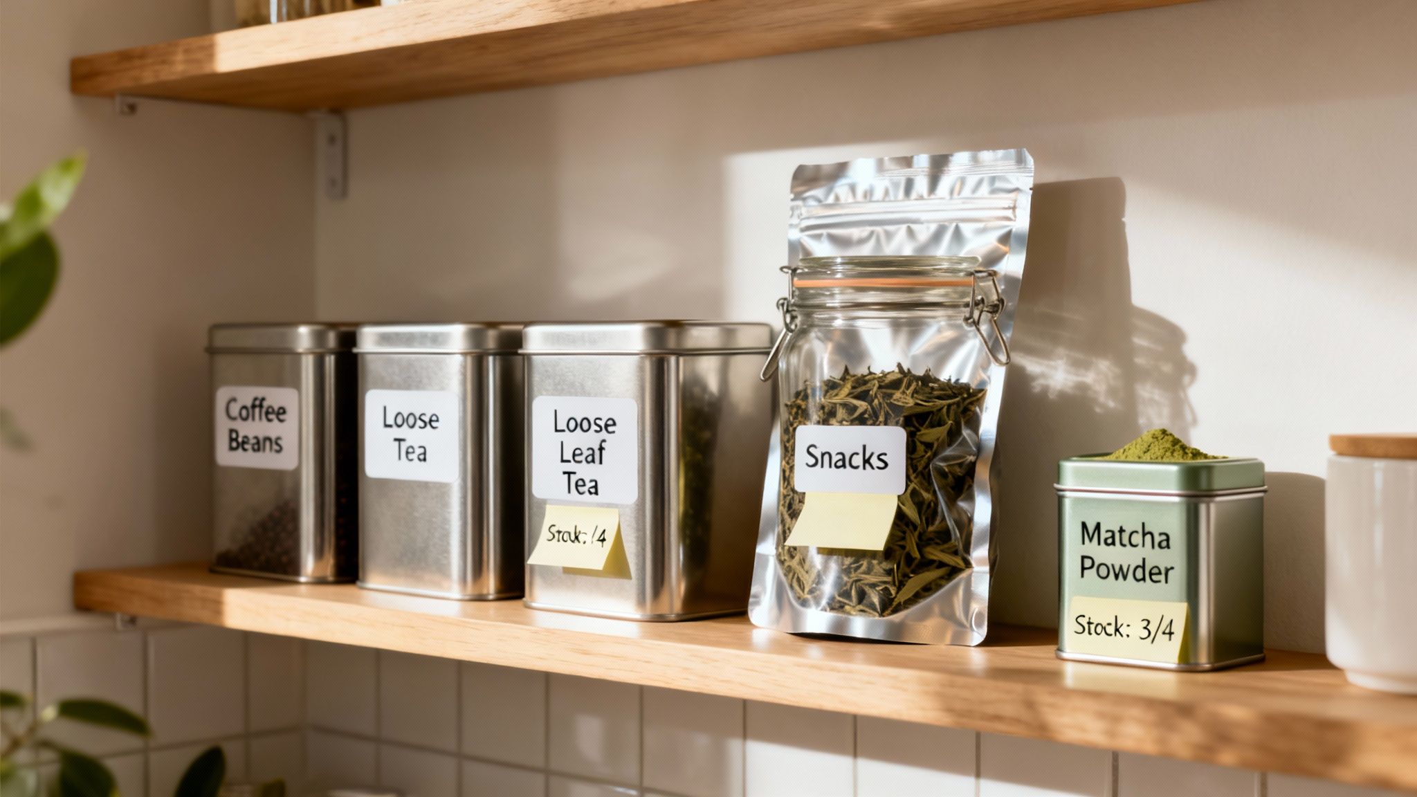 Home tea storage jars
