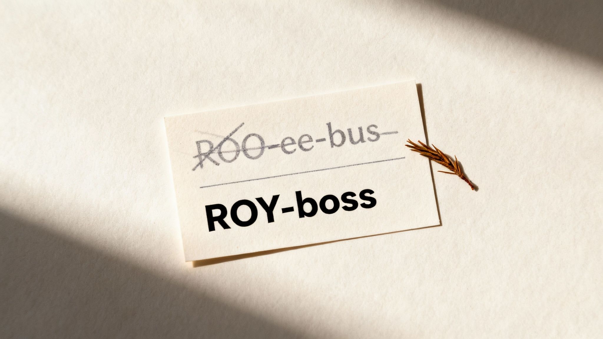 A person's hand stirring a cup of rooibos tea with a spoon, showing a relaxed and casual setting.