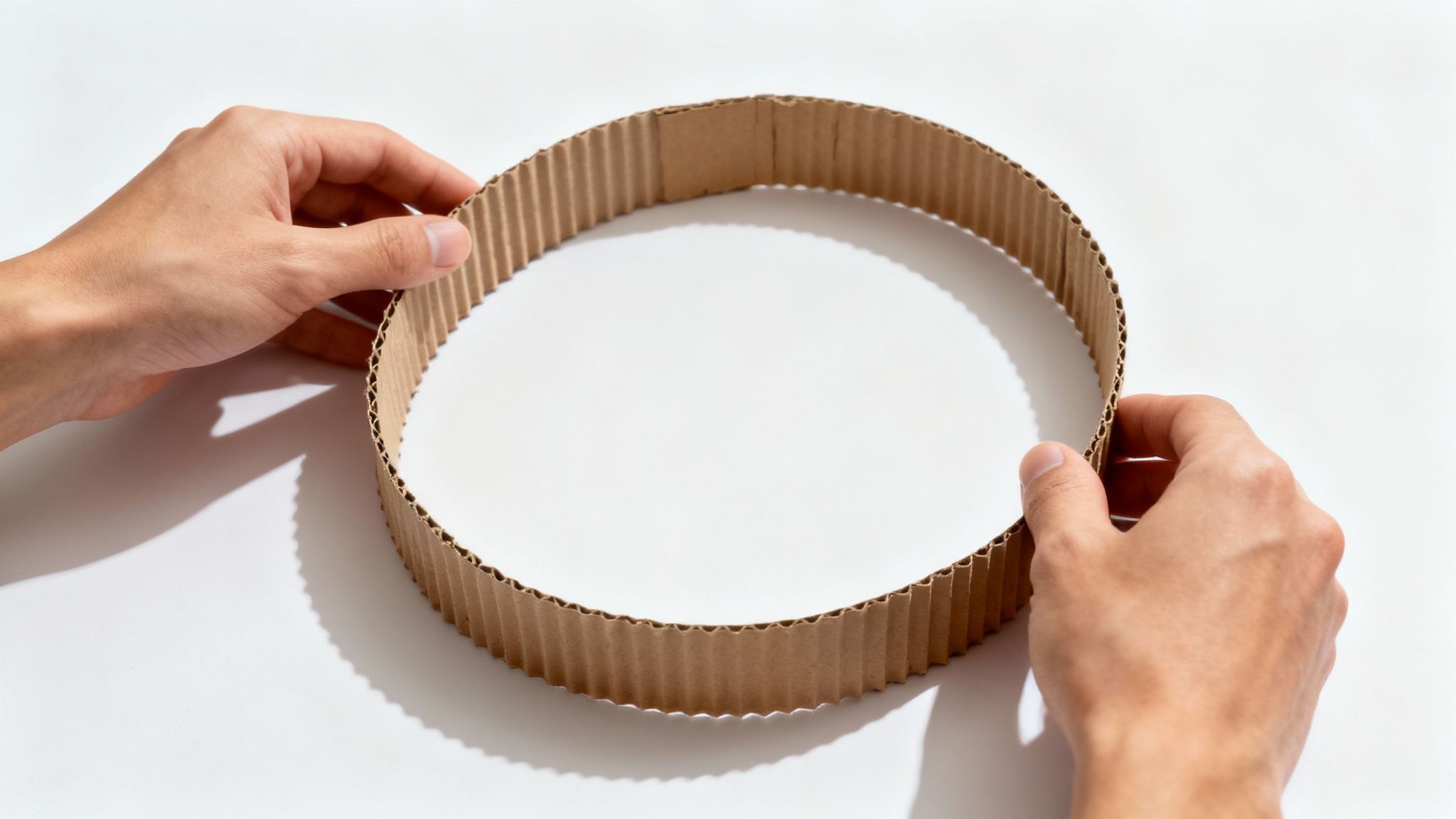 Design elements and sustainable materials laid out on a table.