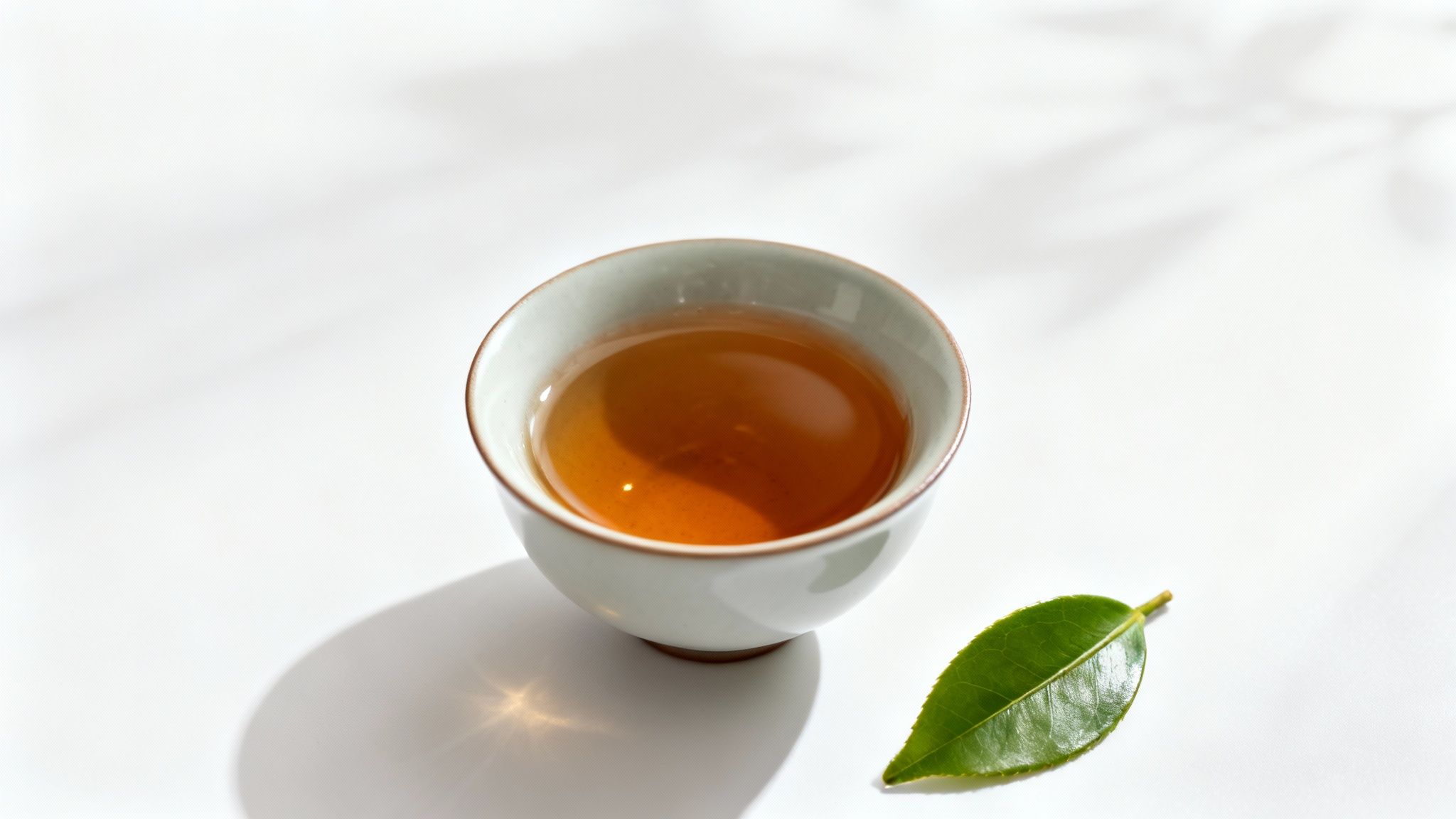 A beautifully arranged collection of different tea types, including loose leaf and tea bags, with brewing accessories.