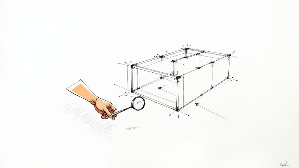 A detailed wireframe of a complex architectural structure, highlighting the precision required in Revit modeling.