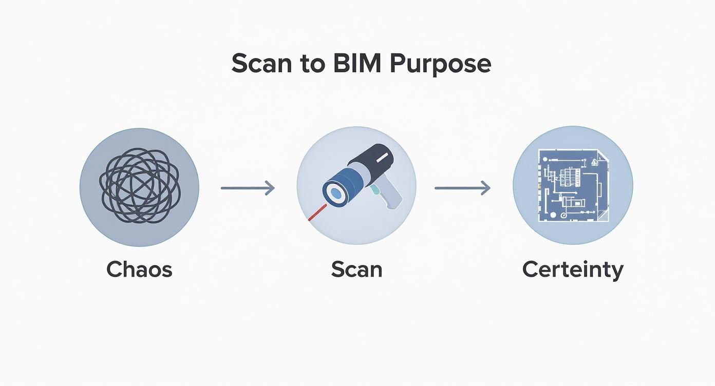 Infographic about scan to bim