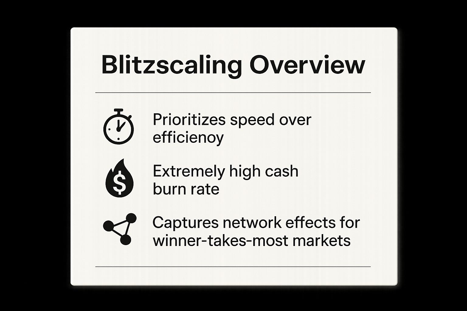 Blitzscaling