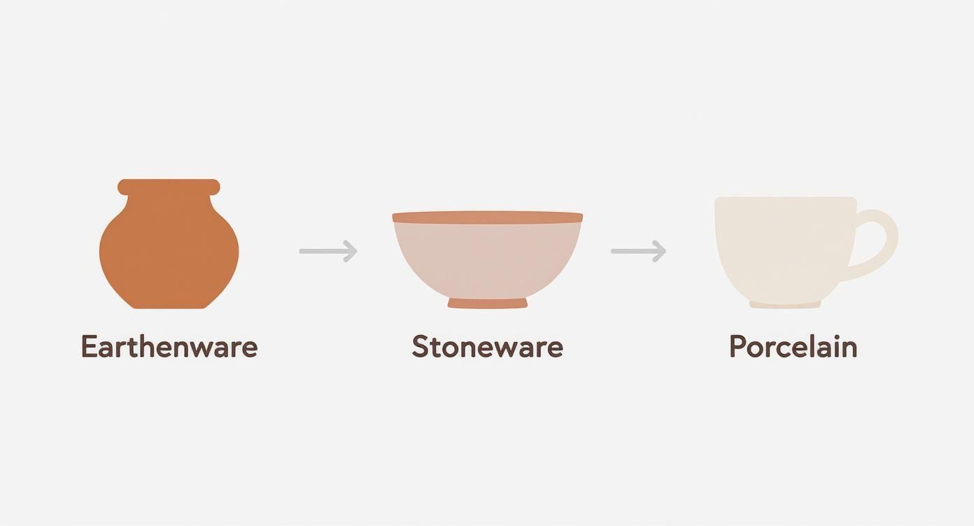 Infographic about ceramic dinner set